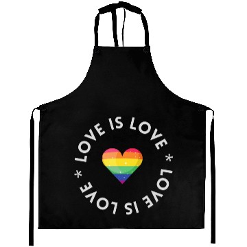 Discover love is love Aprons
