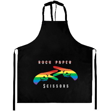 Discover Rock Paper Scissors | Funny Lesbian Pride LGBT Aprons