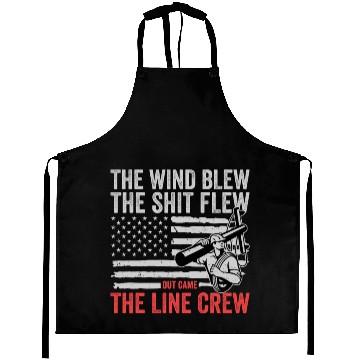 Discover Funny Electrical Lineman Saying Thank A Lineman Aprons