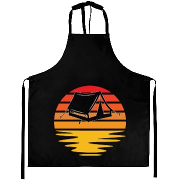 Discover camping retro Aprons