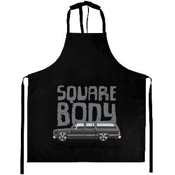 Discover SQUARE Charcoal Aprons