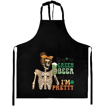 Discover by me green beer and tell i'am pretty Aprons