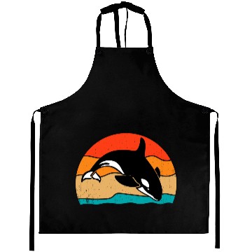Discover King Orca, Ruler of the Seas Aprons