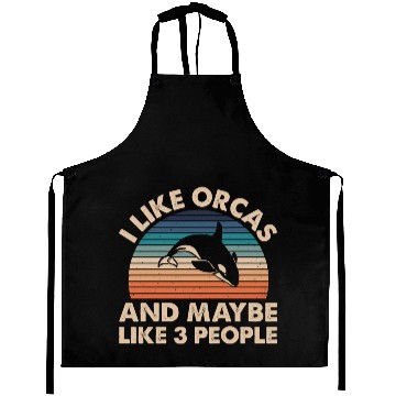 Discover King Orca, Ruler of the Seas Aprons