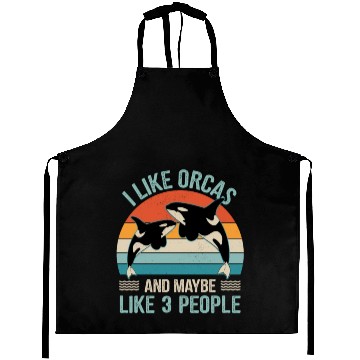 Discover King Orca, Ruler of the Seas Aprons
