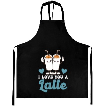 Discover I Love You A Latte Aprons