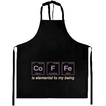 Discover COFFEE - with elements of the periodic table Aprons