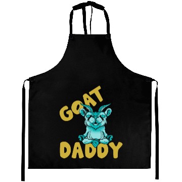 Discover Goat Daddy Owner Pet Lover Animal Aprons