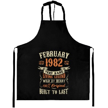 Discover February 1982 Birthday Surprise Aprons