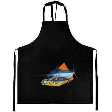 Discover Marlin Aprons Orange n Black
