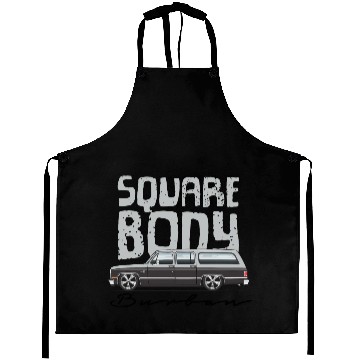 Discover square body Light Silver Aprons