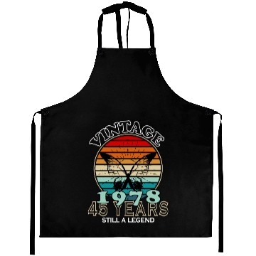 Discover Awesome Since 1978 Birthday Aprons