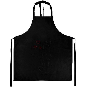 Discover Cat in love Aprons