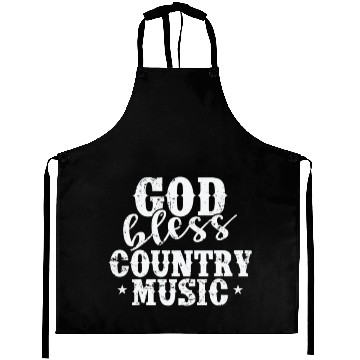 Discover God bless Country Music USA America Cowboys Aprons