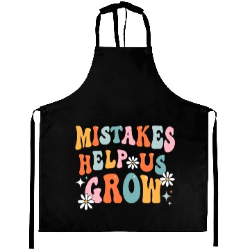 Discover Groovy Growth Mindset Positive Retro Teacher Back Aprons