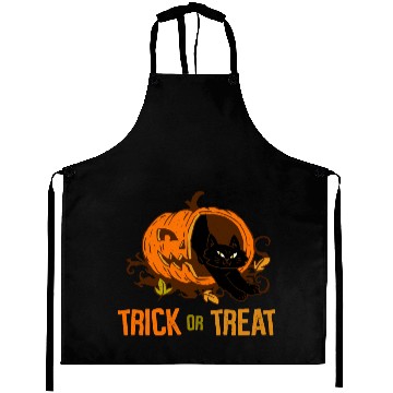 Discover Cats trick or treat - Halloween Aprons