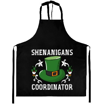 Discover Shenanigans Coordinator Funny St Patricks Day Aprons