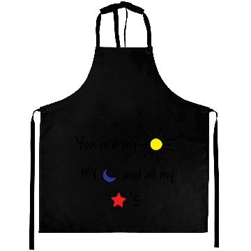 Discover Sun Moon and Stars Aprons