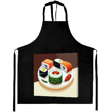 Discover Beautiful Sushi Painting Aprons