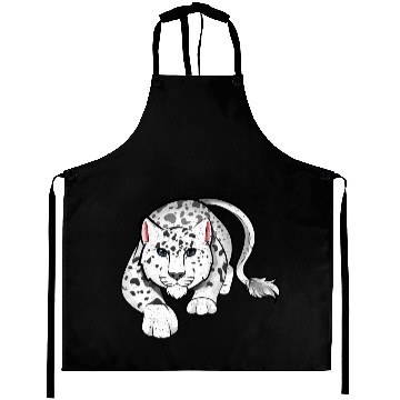 Discover Snow Leopard Aprons