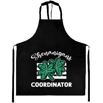 Discover Shenanigans Coordinator Funny St Patricks Day Aprons