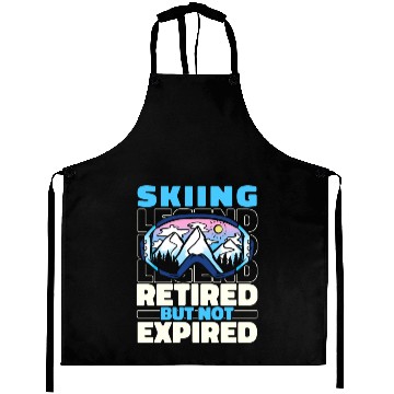 Discover Skiing Skier Retired Aprons