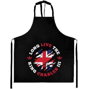 Discover King Charles 3rd British Flag Coronation Aprons