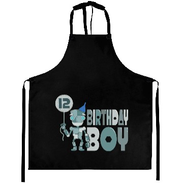 Discover Birthday Boy 12 Years Old Aprons