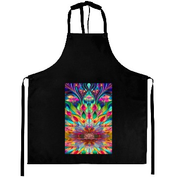 Discover Abstract Stained Glass Aprons