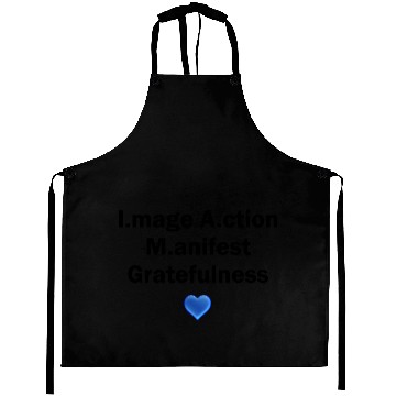 Discover I.mage A.ction M.anifest - Black #1 Aprons