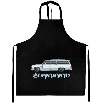Discover SLAMMMD Light Blue Aprons