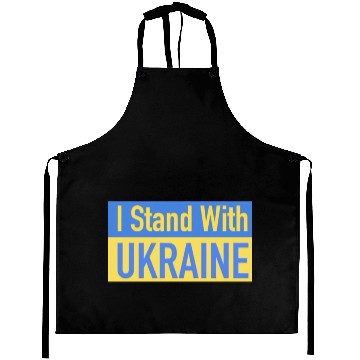 Discover i Stand with Ukraine Aprons