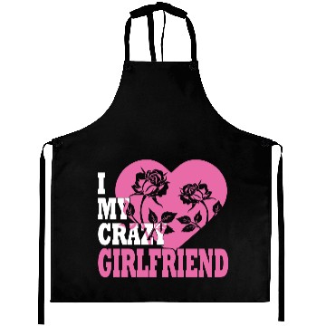 Discover I love my Girlfriend Aprons
