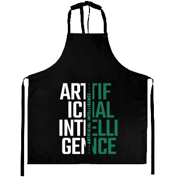 Discover AI Artificial Intelligence Futuristic Nerd Gift Aprons