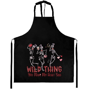 Discover Wild Thing You Make My Heart Sing Aprons