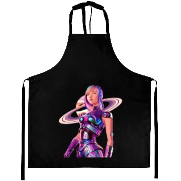 Discover Space Girl 2 Aprons