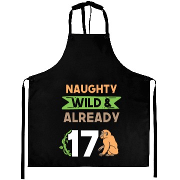 Discover Gift 17 years birthday girl boy Ape Monkey Aprons