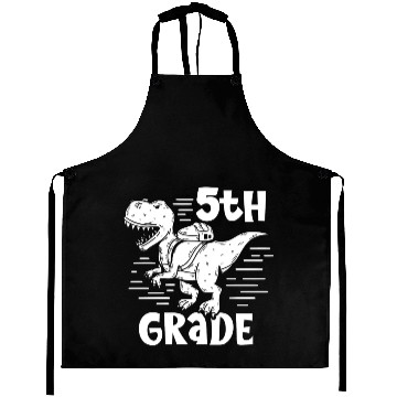 Discover 5Th Grade Dinosaur Class Grader School Pupil Aprons