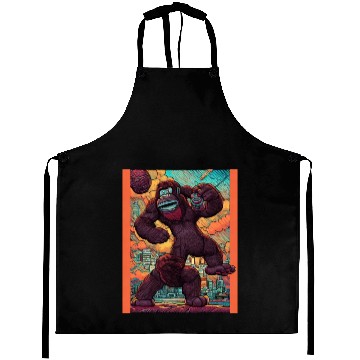 Discover Arcade Monkey Aprons
