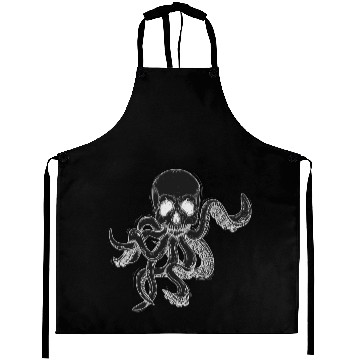 Discover Human Skull With Tentacles Aprons