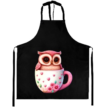 Discover Owl Animal Cute Wild Bird Zoo Forest Nature Child Aprons