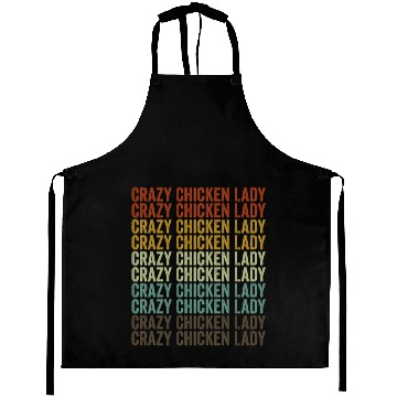 Discover Crazy Chicken Lady Lady Chicken Farmer Aprons