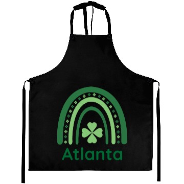 Discover Atlanta Clover Charm Boho Rainbow Aprons
