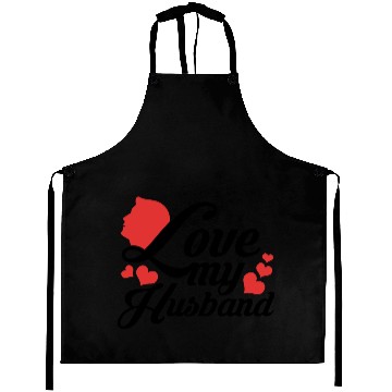 Discover I love my husband Aprons