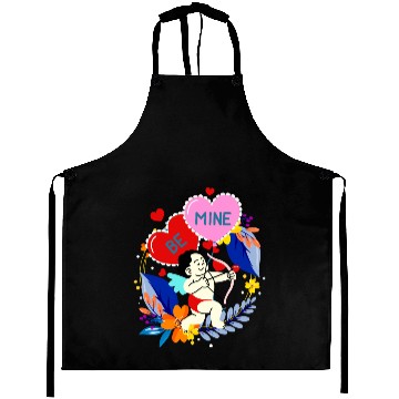 Discover Cupid Be Mine - Valentines Day Aprons
