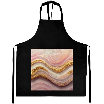 Discover Pink Agate Geode Stone Aprons