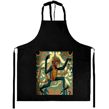 Discover Cute Spider Monkey Animal Lovers Spider Monkey Aprons