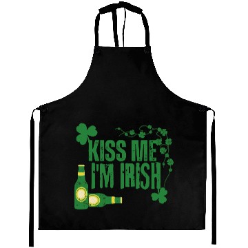 Discover Kiss Me I'm Irish Aprons