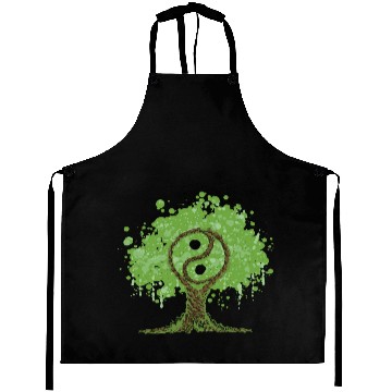 Discover Ying Yang Tree of Life Aprons
