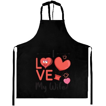 Discover I Love My Wife Aprons